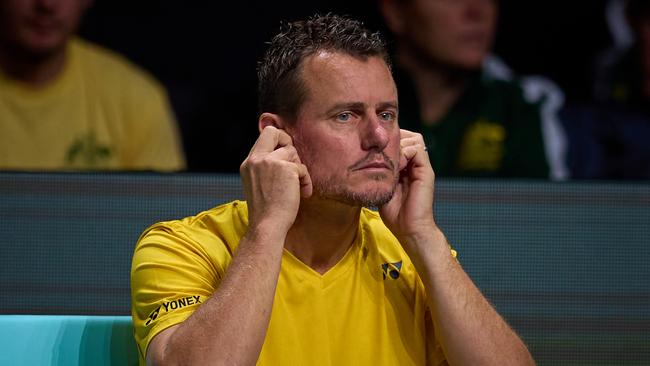 Lleyton Hewitt, captain of Australia. Photo by Fran Santiago/Getty Images.