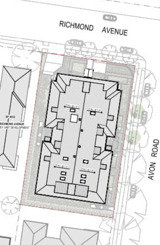 Some locals were concerned the block did not have enough landscaped open space and was too close to neighbours. Picture: Walsh Architects