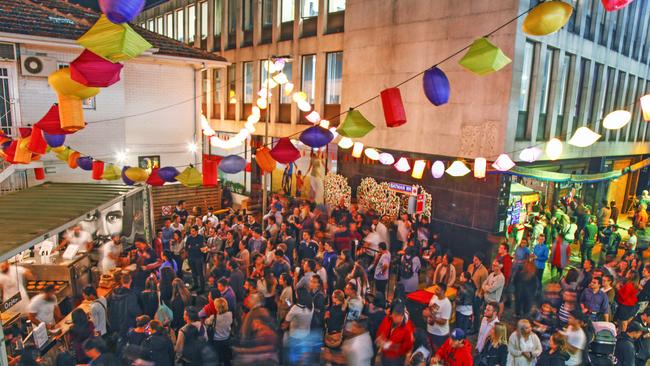 Parramatta Lanes always attracts huge crowds for its line up of food, music and art. Picture: Supplied