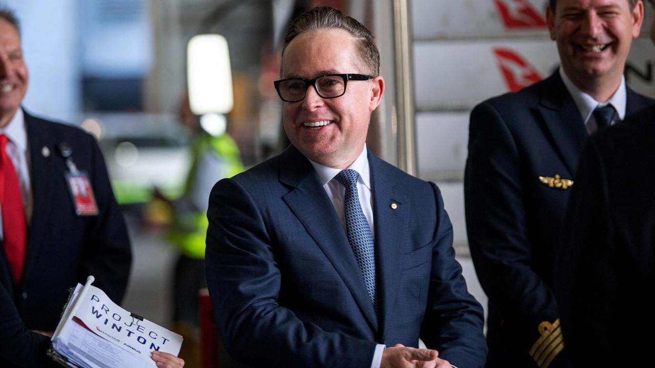 Qantas chief executive officer Alan Joyce. Picture: Wendell Teodoro / AFP