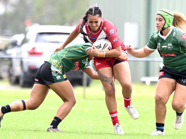 Redcliffe  Kiana HenareHarvey U19s girls Redcliffe v IpswichSaturday January 25, 2025. Picture, John Gass