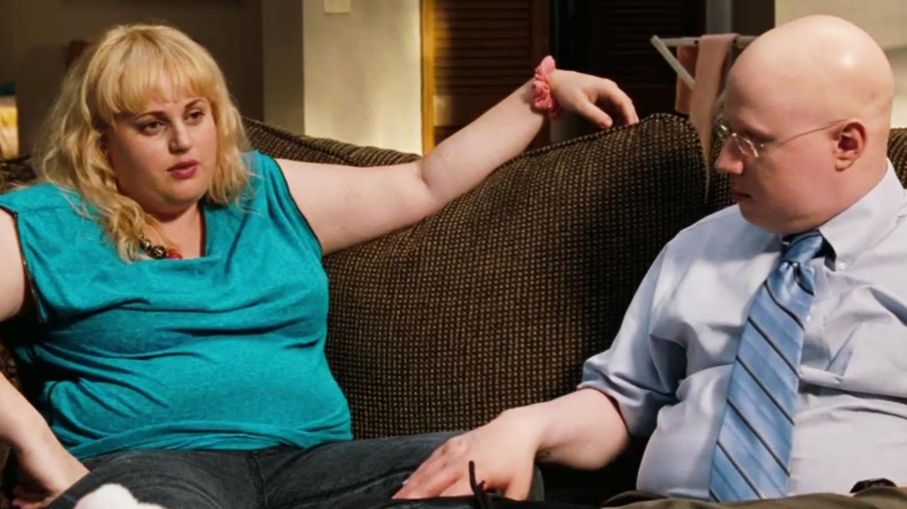 Rebel Wilson and Matt Lucas in Bridesmaids.