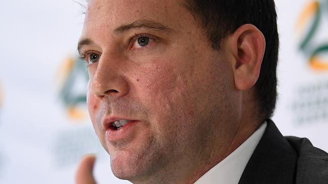 FFA chief executive James Johnson said the move to suspend all community football was made to keep people safe. Picture: AAP