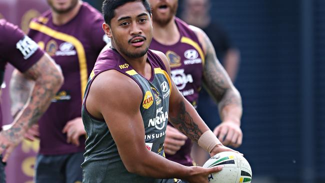 Anthony Milford at Broncos training.