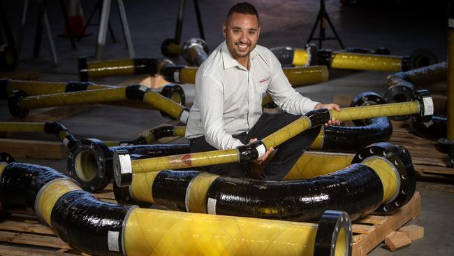 Novafast Business Manager David Figallo says his company is preparing to capitalise on the future pipeline of defence work. Picture: Emma Brasier