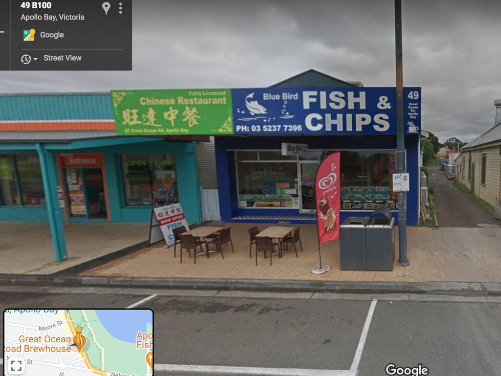 It’s understood The Blue Bird Fish and Chips and Chinese Restaurant was destroyed in the blaze.