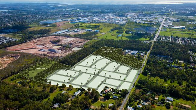 Ausbuild Warner Road Development proposed footprint.