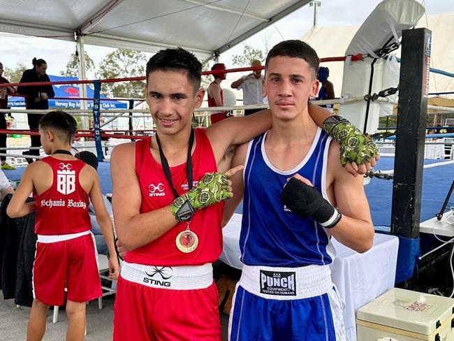 Joshua JJ Hassan took home a win at the Hervey Bay fights