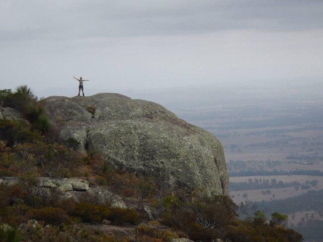 Even in hazy weather, the views from the top of Mt Walsh are impressive. Photo Jenny Munro / Fraser Coast Chronicle