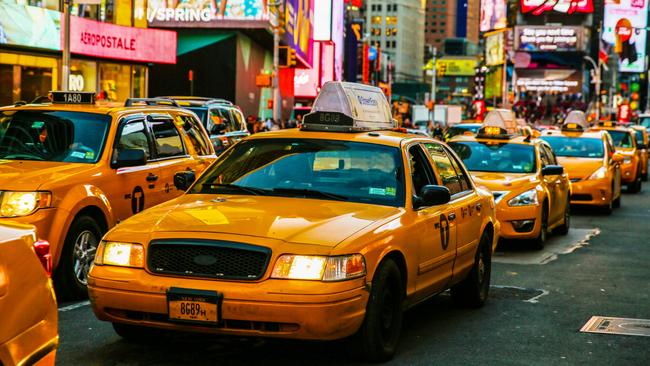 New York taxi.