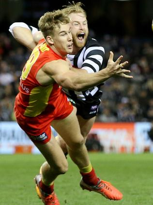 Gold Coast and Collingwood are at opposite ends of the funding spectrum. Picture: Michael Klein