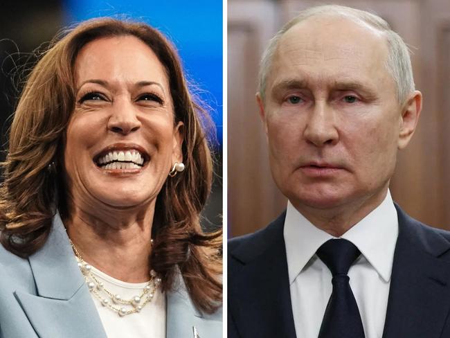 Vladimir Putin says he'll back Kamala Harris because of her laugh.