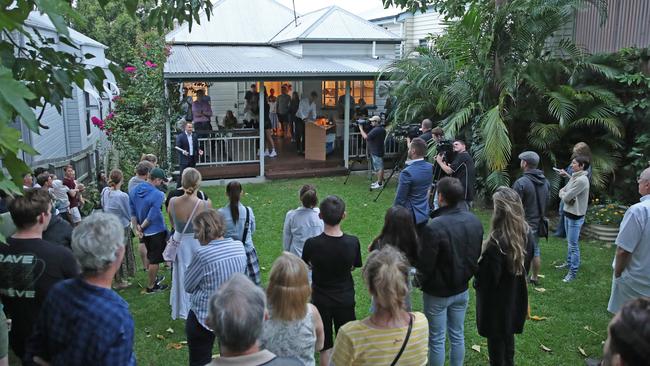 Watch the Brisbane property market move in real time with our live auction coverage. Picture: Zak Simmonds