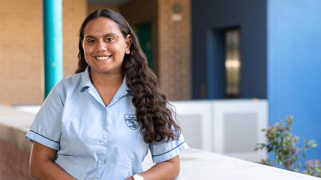 Wyndham College Year 12 student Christine Beale is passionate about her Indigenous heritage. Picture: Monique Harmer