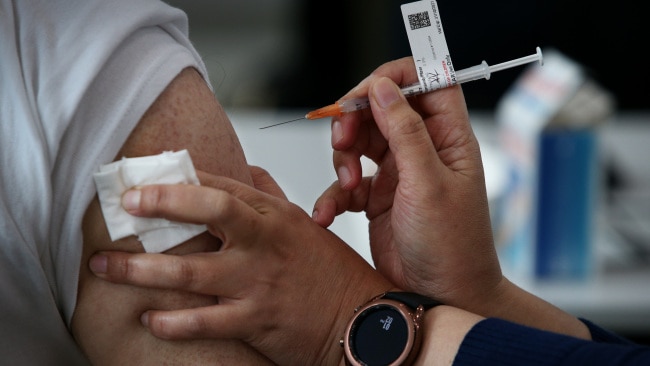 More than 830,000 doses of the COVID-19 vaccine will be available to book from Wednesday, with 450,000 first dose Pfizer for young adults. Picture: Lisa Maree Williams/Getty Images