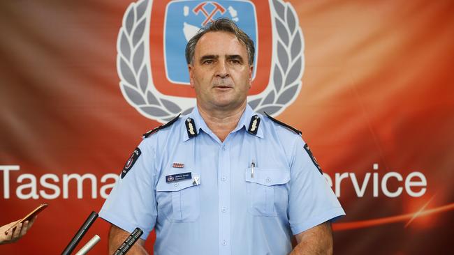 Tasmanian Fire and Emergency Services Commissioner, Jeremy Smith. PICTURE: MATT THOMPSON
