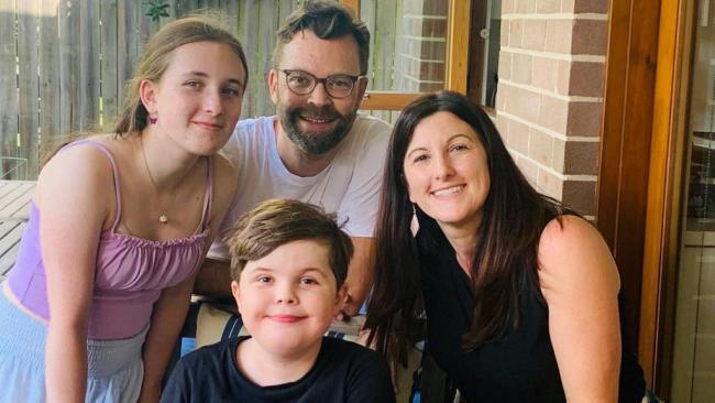 Tim and Patricia with their kids Emily, 16, and Ollie, 10.