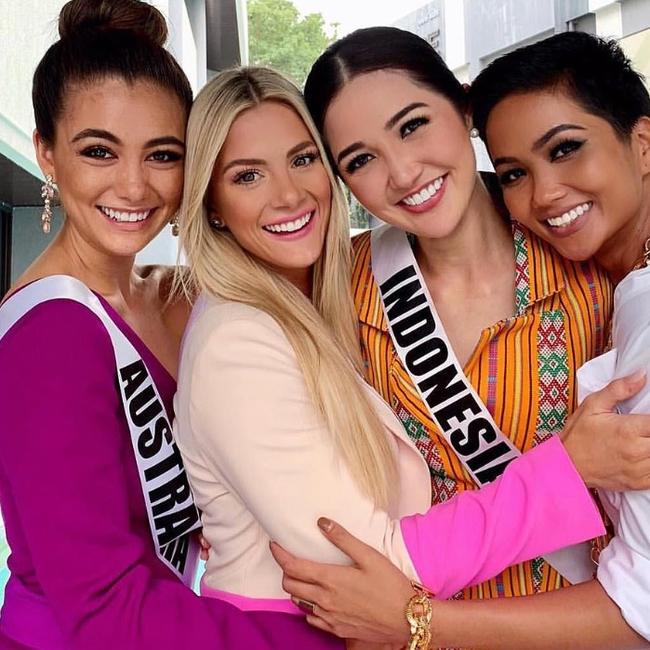 Miss Australia (left) is half Chinese.