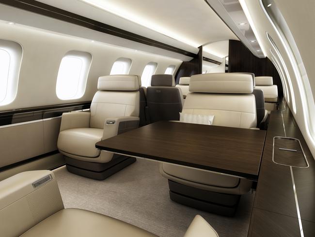 The sleek interior. Picture: Bombardier