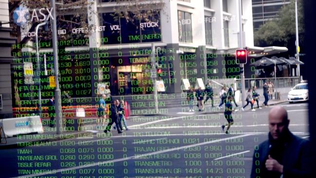 Despite taking its breath, the market is closing in on a record high. Picture: NewsWire / Jeremy Piper