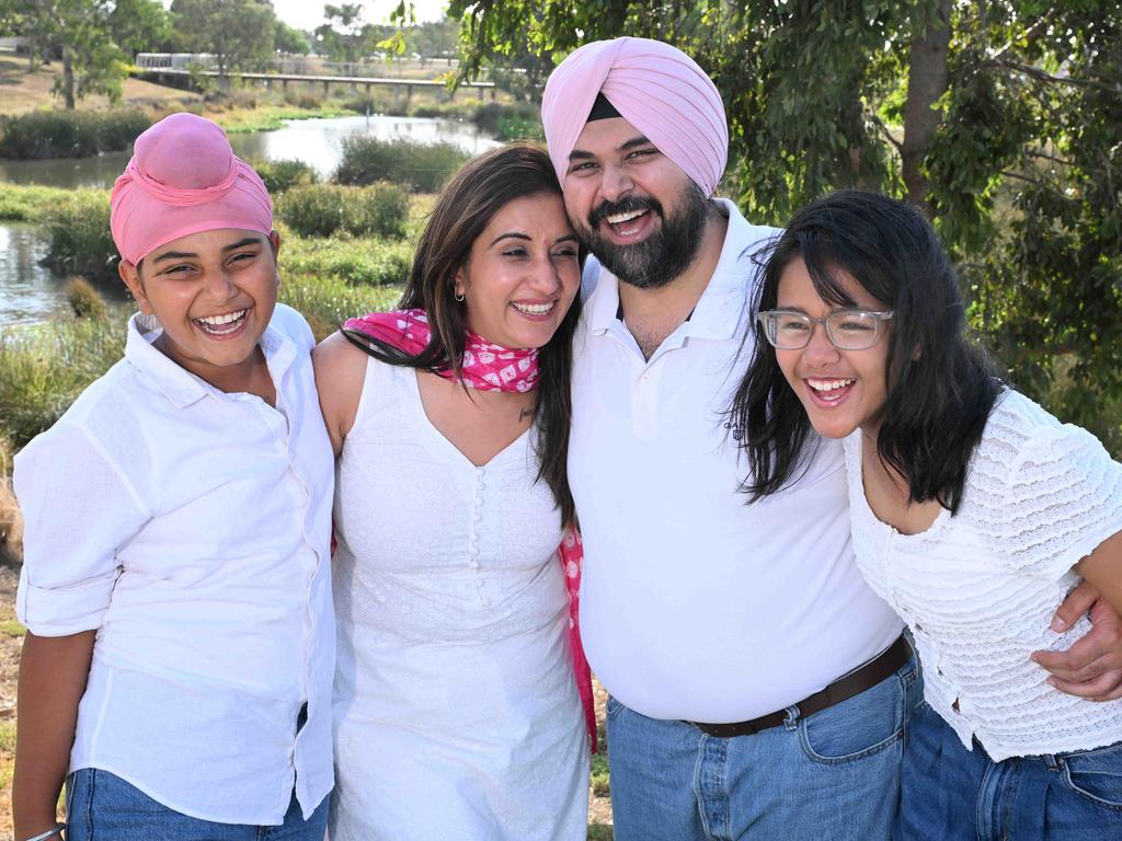 Pawan Singh has called Australia home for the past 15 years, but he and his family have never been happier than they are living in Tarneit. Picture: Josie Hayden