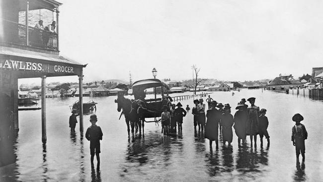 Brisbane suffered three major floods during the month of February in 1893.