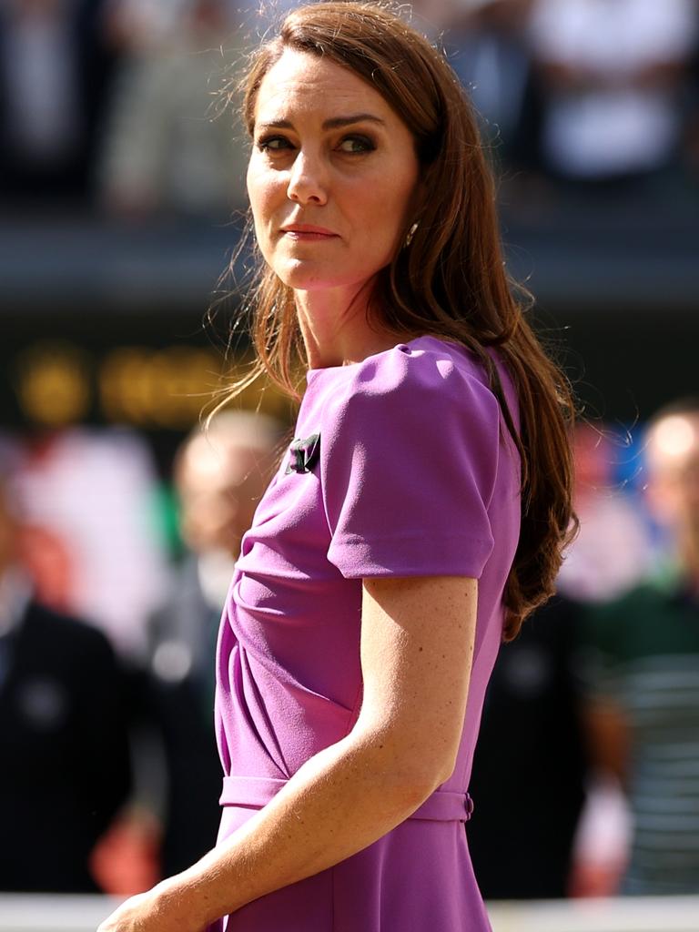 Catherine, Princess of Wales, attended the Gentlemen's Singles Final at Wimbledon on July 14. Picture: Julian Finney/Getty Images