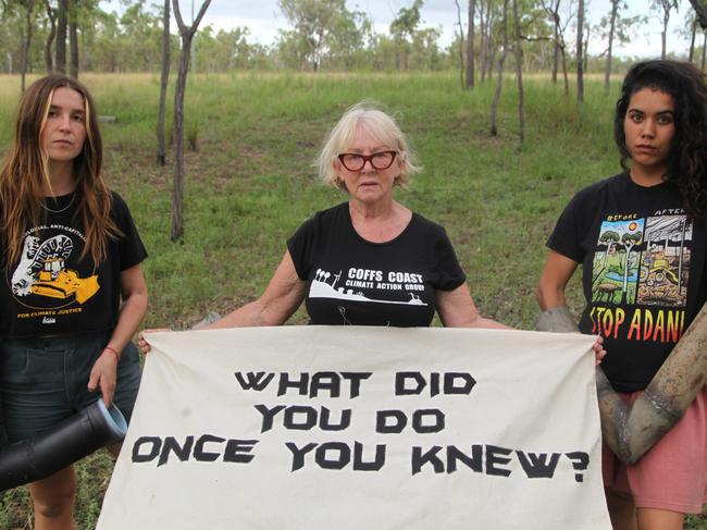 Zianna Fuad, Susan Doyle and Teeka Latif travelled up to Adani's Carmichael Rail Corridor in central Queensland.