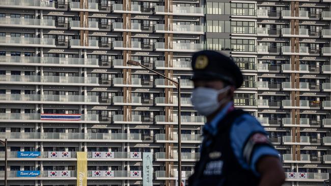 Police were called to the Olympic village after a party got out of hand. Picture: Getty Images