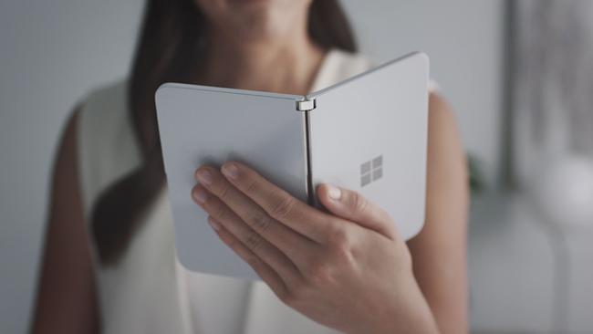 Microsoft’s Surface Duo represents a new approach from the tech giant. Picture: AFP