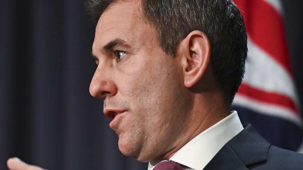 CANBERRA, Australia - NewsWire Photos - October 28, 2024: Federal Treasurer Jim Chalmers holds a press conference at Parliament House in Canberra. Picture: NewsWire / Martin Ollman