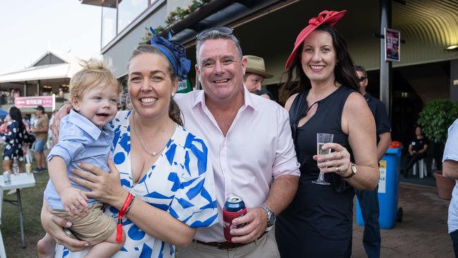 Knox Woodward, Alisha Horn, Nad Barra can Claire Carter at the 2023 Darwin Cup. Picture: Pema Tamang Pakhrin