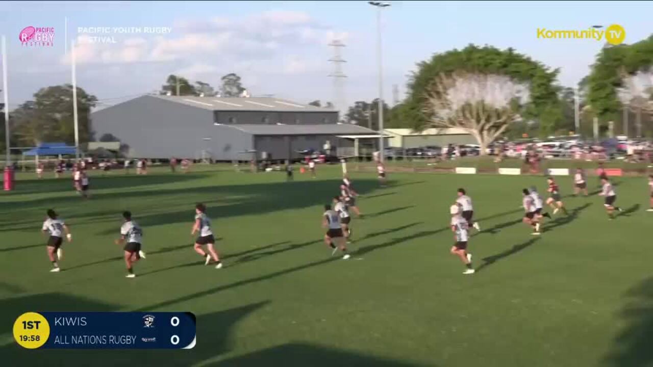 Replay: Queensland Kiwi v All Nations Rugby NT (U18 boys) - 2024 Pacific Youth Rugby Festival Day 2