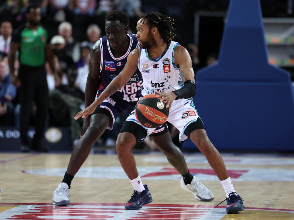 Parker Jackson-Cartwright had a whale of a game for the Breakers. Picture: Getty