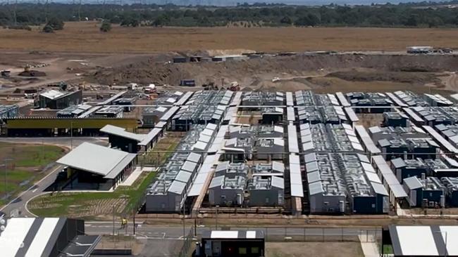 An aerial view of the Mickleham quarantine facility.