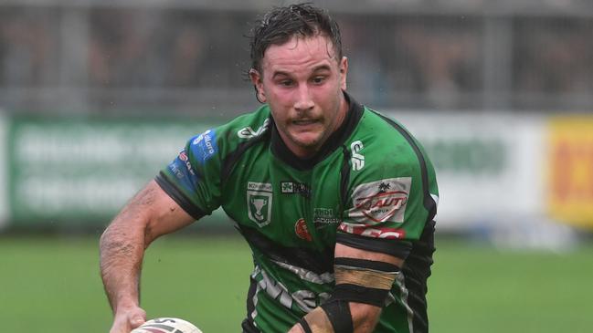 Townsville Blackhawks against Central Coast Capras at Jack Manski Oval. Blackhawks Jack Campagnolo. Picture: Evan Morgan