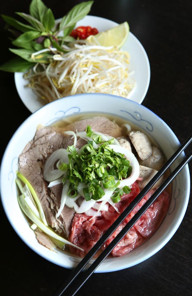 Good pho you: The traditional Vietnamese soup is a winter warmer.