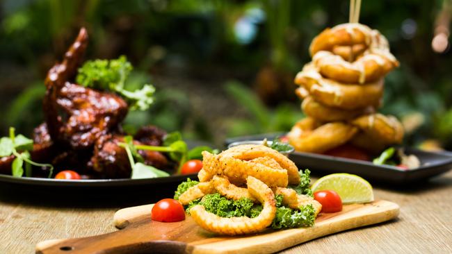 Tasty pub grub selections from Tapworks Bar and Grill in Coomera