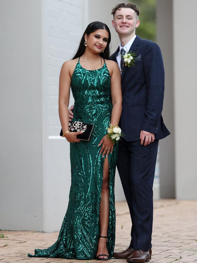 Abisha Poudel and Ben House. Picture: Sue Graham