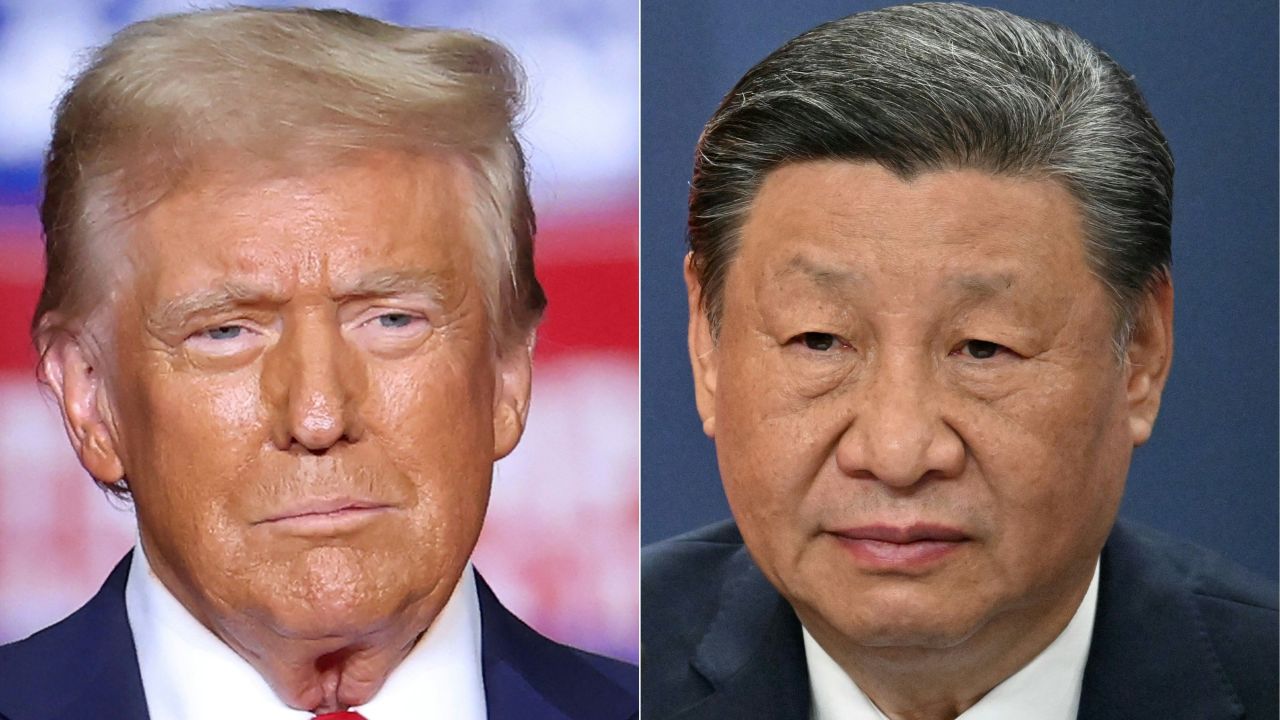 US President Donald Trump and Chinese President Xi Jinping have not spoken after sweeping US tariffs and counter China duties were announced by both nations in April. Pictures: Charly Triballeau/Elvis Barukcic/AFP