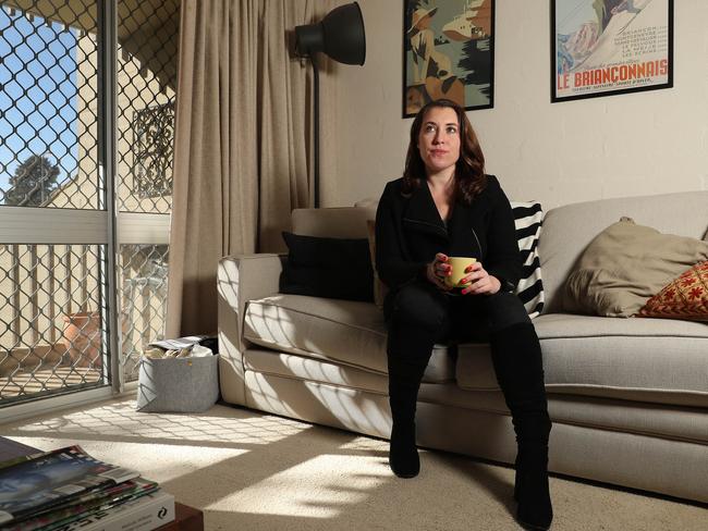 Political editor Annika Smethurst after the raid. Picture: Gary Ramage