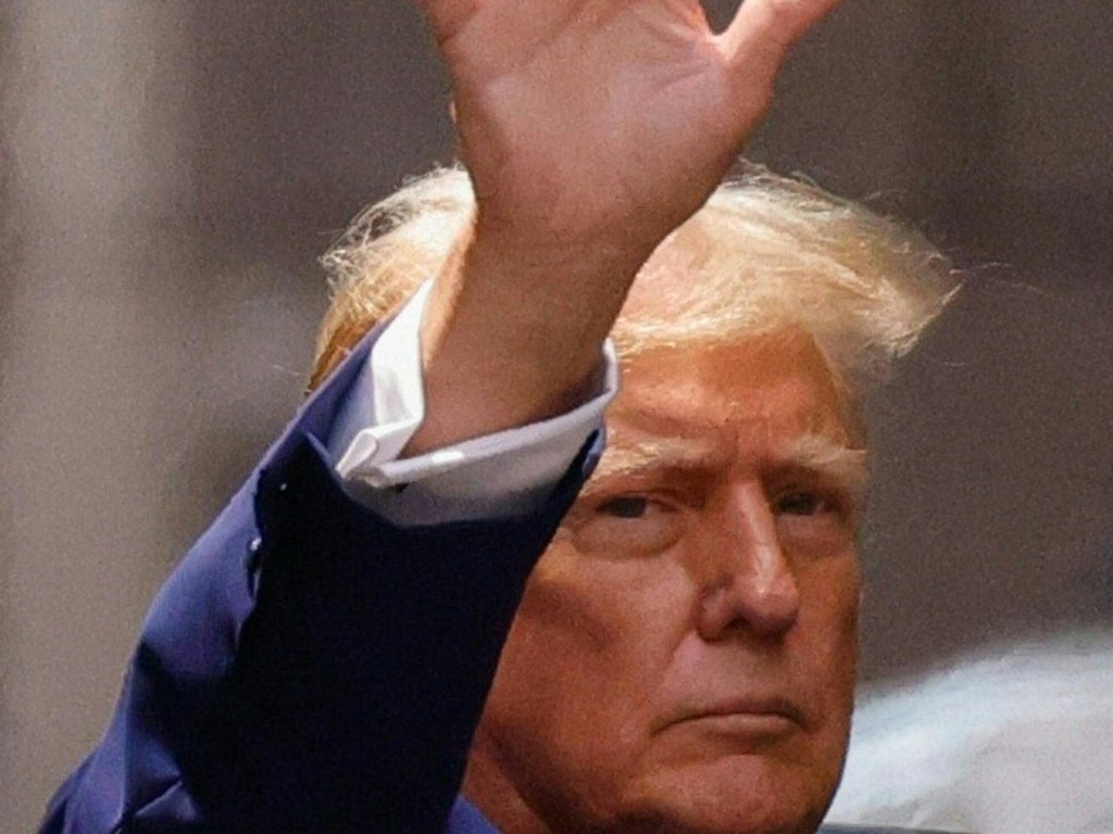 Donald Trump outside Trump Tower after his conviction. Picture: AFP