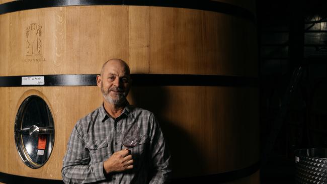 Stephen Pannell at S.C.PANNELL 'Little Branch' Vineyard, in Blewitt Springs. Photo: Supplied