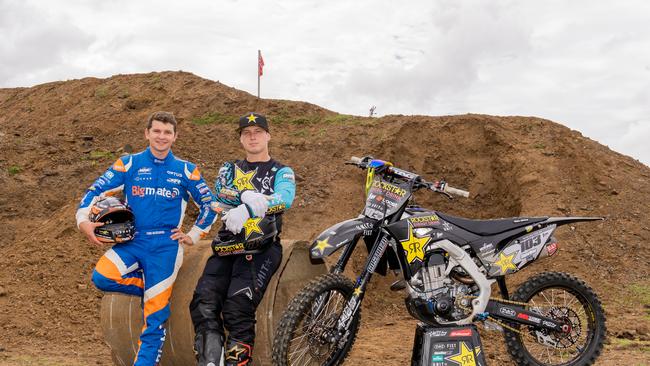 Todd Hazelwood and Corey Creed who built their own Moto X Step Up prototype. Moto X was at the 2019 Superloop Adelaide 500 for the first time.