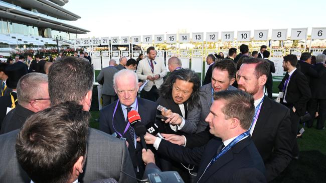 Willie Mullins, trainer of Melbourne Cup favourite Vauban. Photo by Vince Caligiuri/Getty Images.