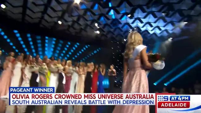 South Australian-born Olivia Rogers has been crowned Miss Universe Australia