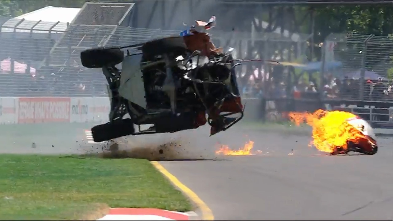 Adelaide 500 Stadium Super Trucks Crashes