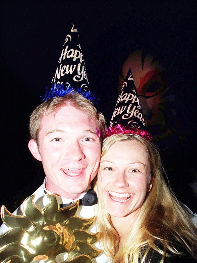 Brisbane /HILTON New Year's Eve 31 Dec 2001 : TIM BLACK, JULIA BLACK.