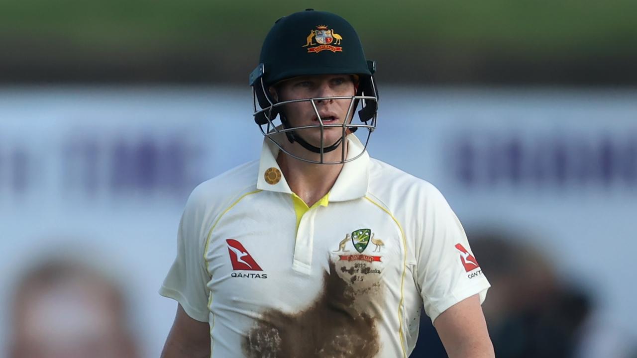 Australia’s Steve Smith walks off in a fury after being run out in Galle