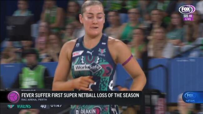 Fever suffer first Super Netball loss